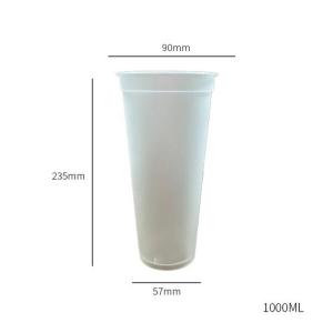 What should be noted when using the PP cup?
